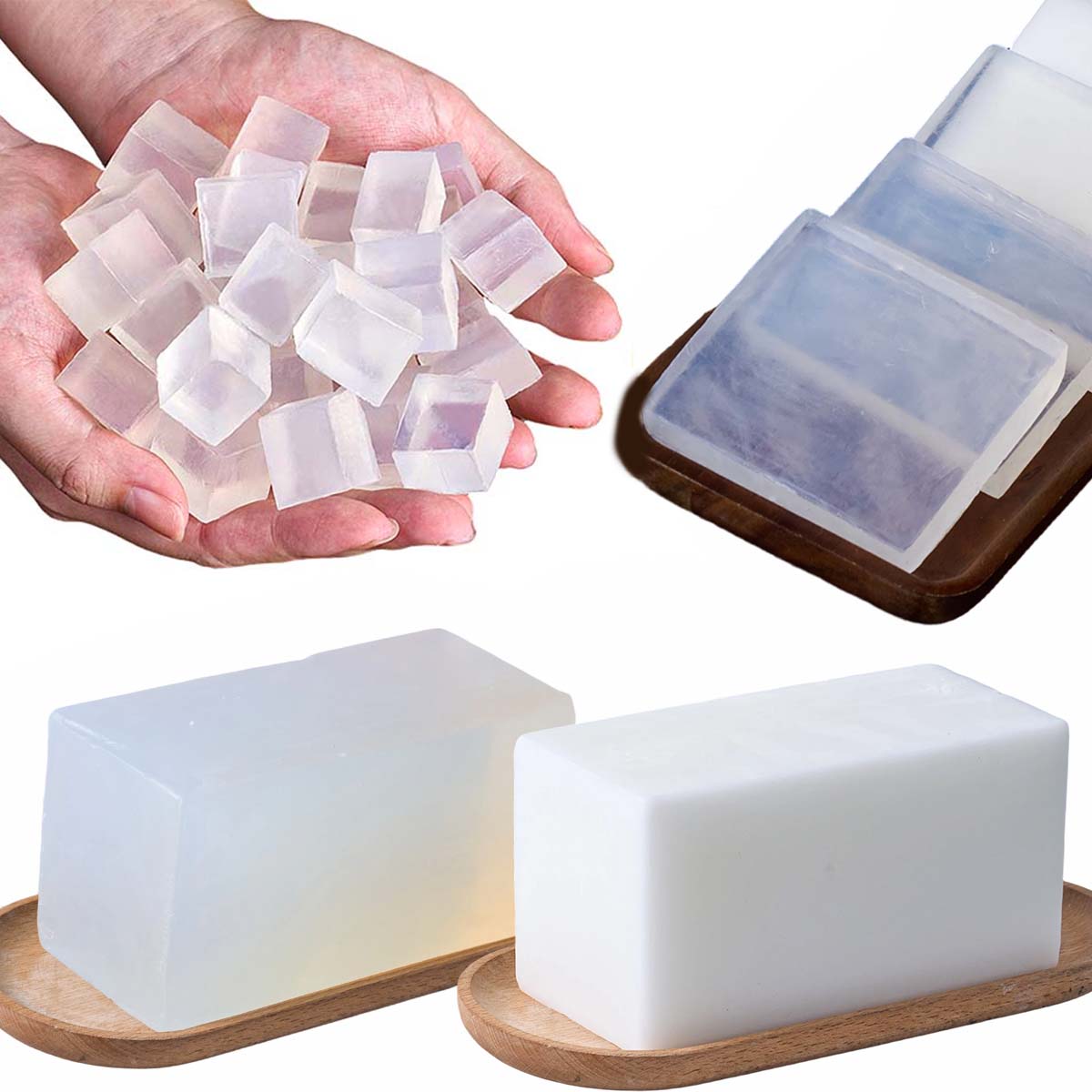 Soap Making Supplies Wholesale - 1000g Glicerina Base di Sapone FAI