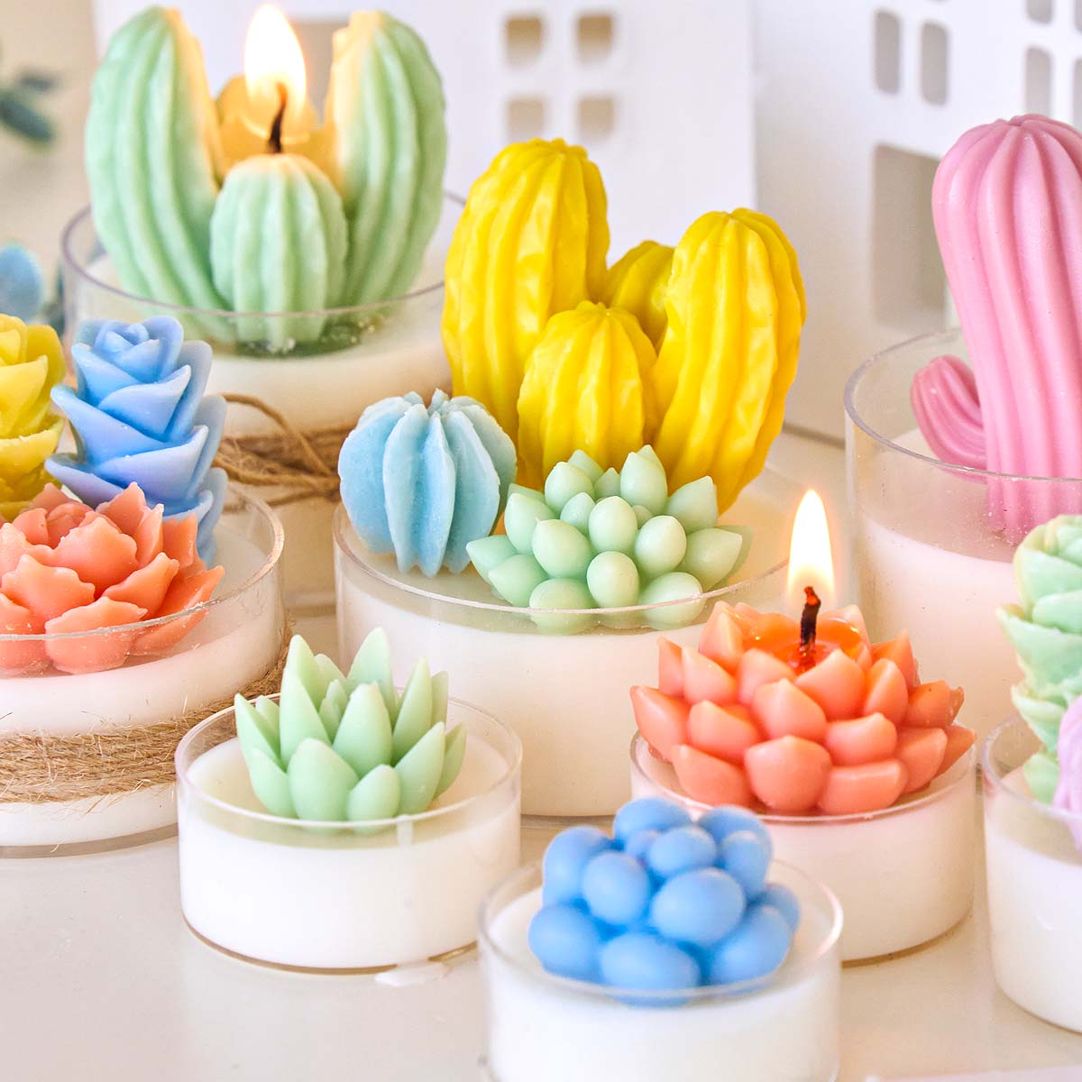 Soap Making Book For Beginners - Kit succulente 3D Stampo per candele