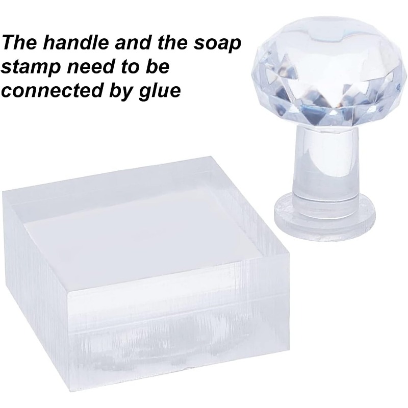 1 pz acrilico sapone timbro 5. - Soap Making Starter Kit recensione e prezzo